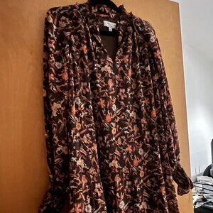 Derek Lam Fall Floral Dress Size 40